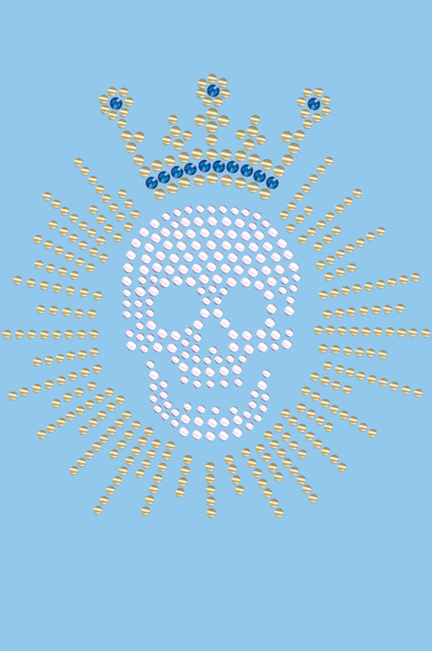 Skull with Austrian crystal Crown - Women's T-shirt