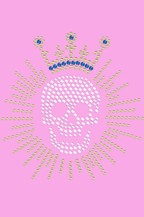 Skull with Austrian crystal Crown - Women's T-shirt