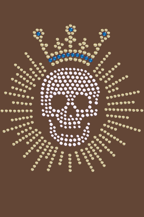 Skull with Austrian crystal Crown - Women's T-shirt