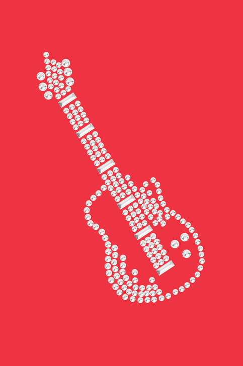 Guitar (Rhinestone) - Women's T-shirt