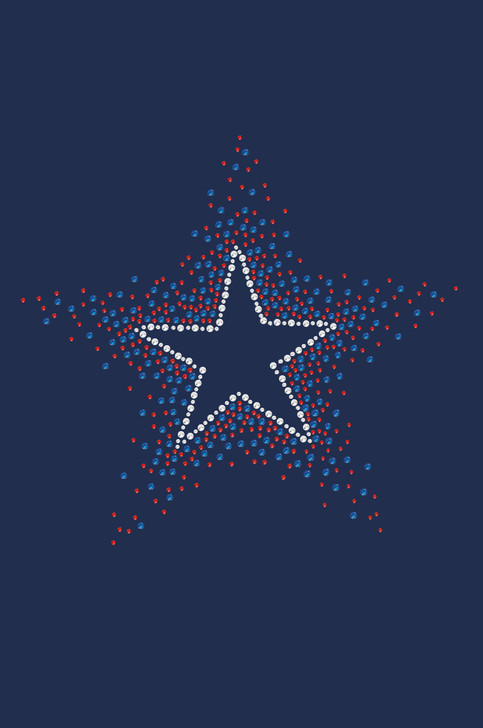 Star (Red & Blue) - Women's T-shirt