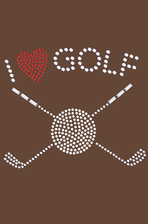 I Love Golf (Small) - Women's Tee