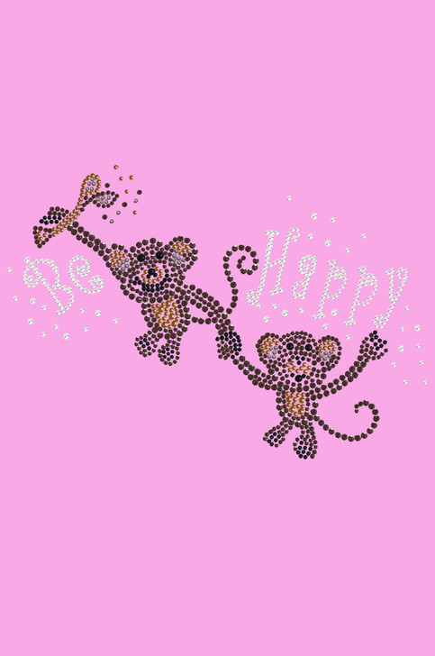 Monkeys - Be Happy - Women's T-shirt