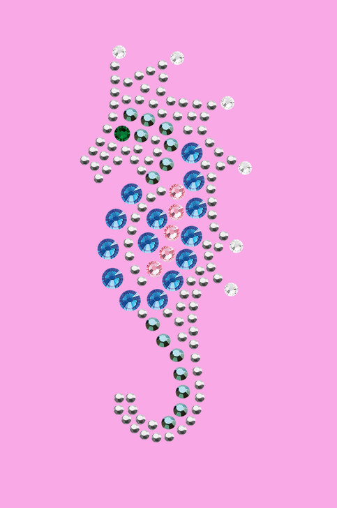 Seahorse (Blue)  - Women's T-shirt