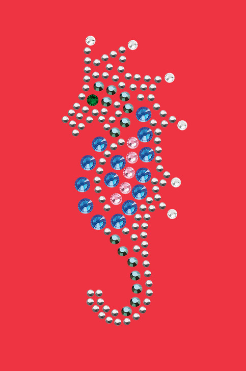 Seahorse (Blue)  - Women's T-shirt