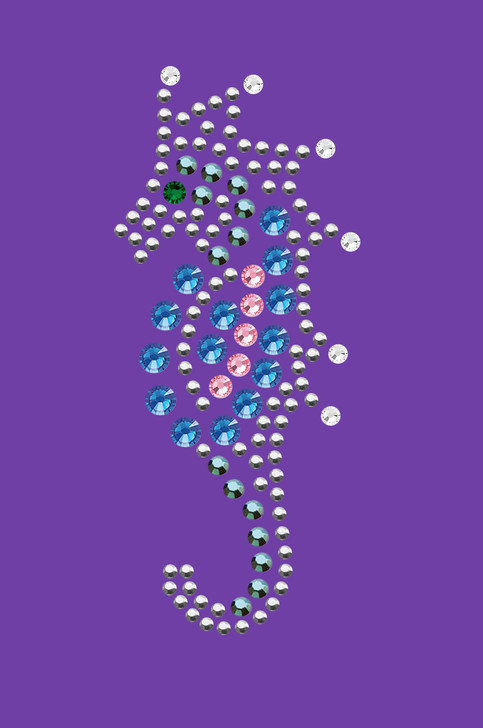 Seahorse (Blue)  - Women's T-shirt