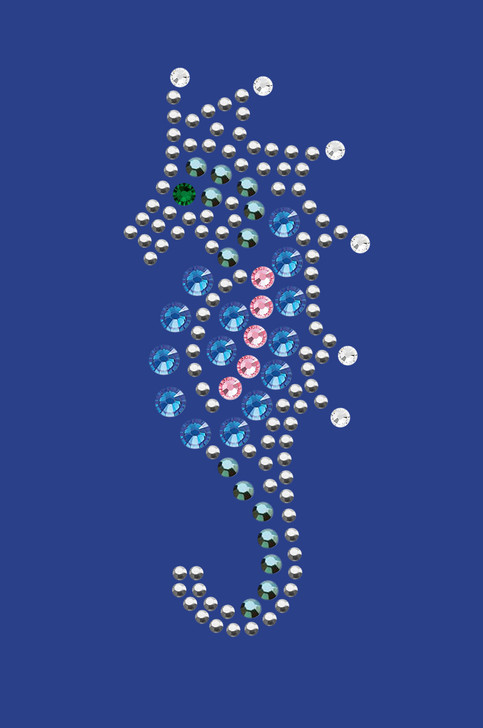 Seahorse (Blue)  - Women's T-shirt