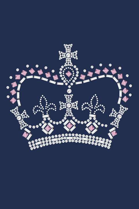 Crown #15 ( Pink, Silver & Clear) - Women's T-shirt