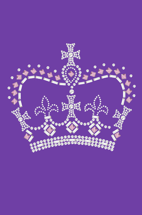 Crown #15 ( Pink, Silver & Clear) - Women's T-shirt
