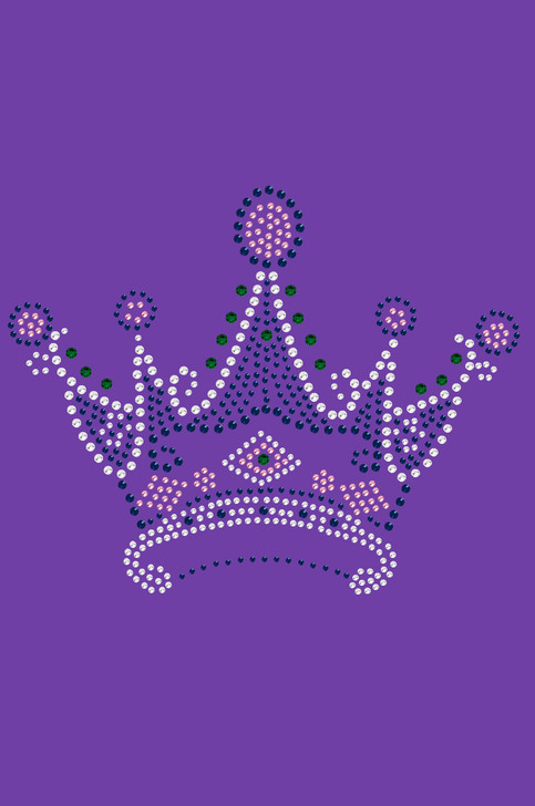 Crown #16 ( Clear, Blue, Green, & Pink)- Women's T-shirt