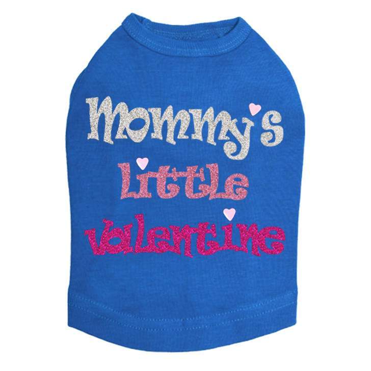 Mommy's Little Valentine Rhinestone dog tank for large and small dogs.