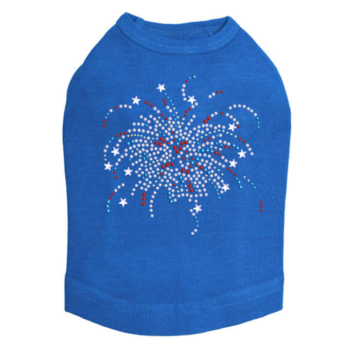 Fireworks dog tank for large and small dogs.