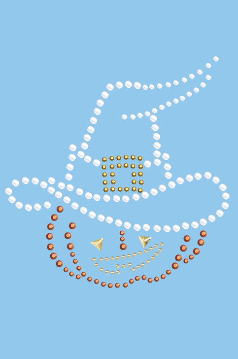 Pumpkin with Witch Hat - Women's T-shirt