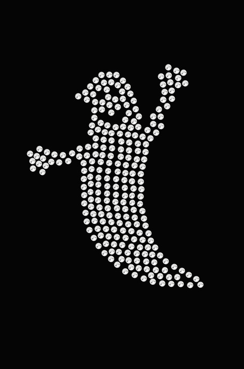 Skinny Rhinestone Ghost - Women's T-shirt