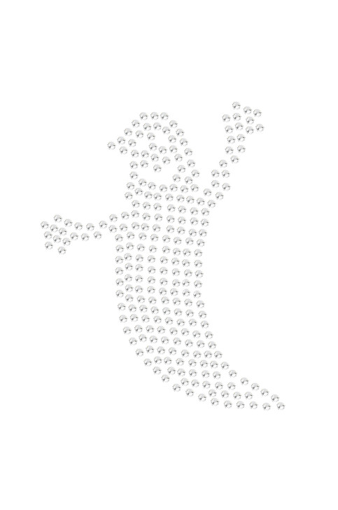 Skinny Rhinestone Ghost - Women's T-shirt