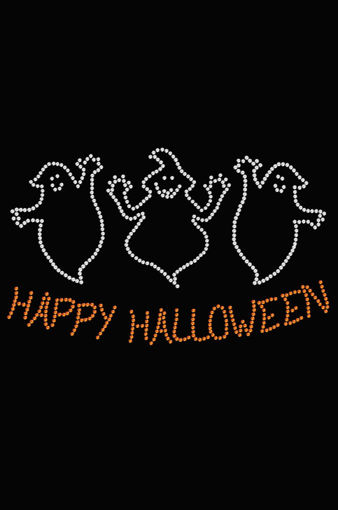 Happy Halloween Ghost - Women's T-shirt