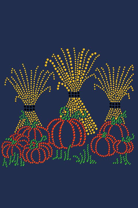 Hay Stacks & Pumpkins Bandanna