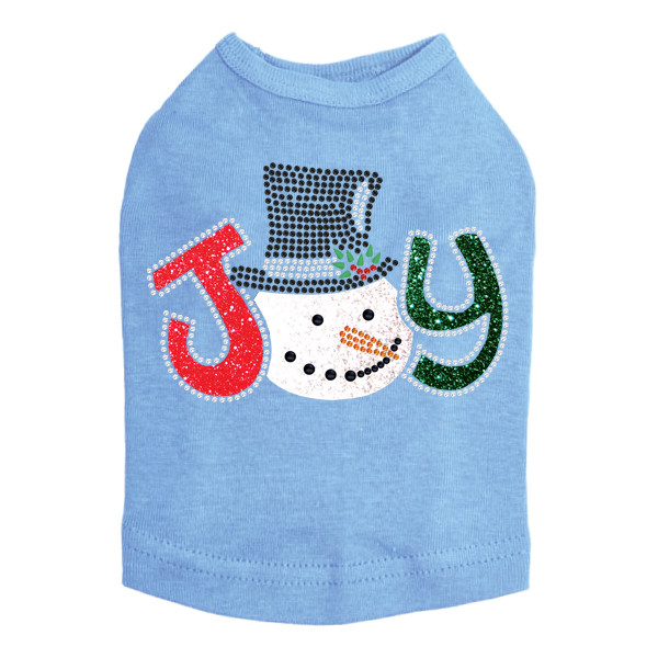 Joy Snowman - Blue Dog Tank