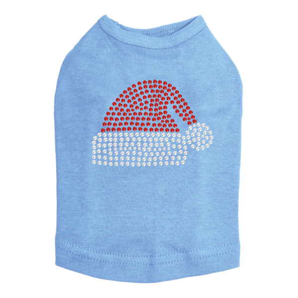 Santa Hat - Blue Dog Tank