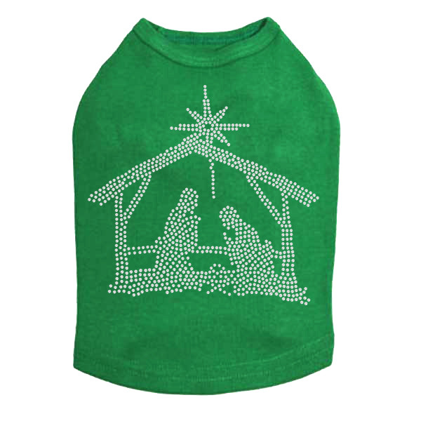 Nativity - Kelly Green Dog Tank