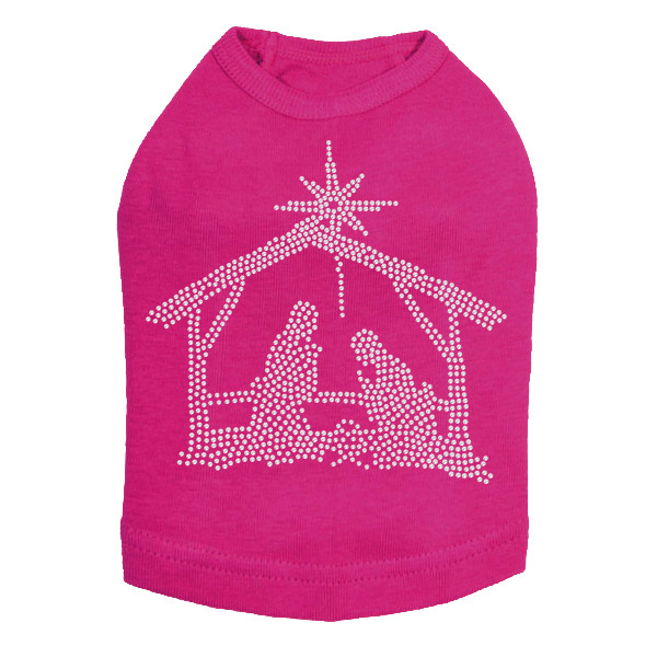 Nativity - Fuchsia Dog Tank