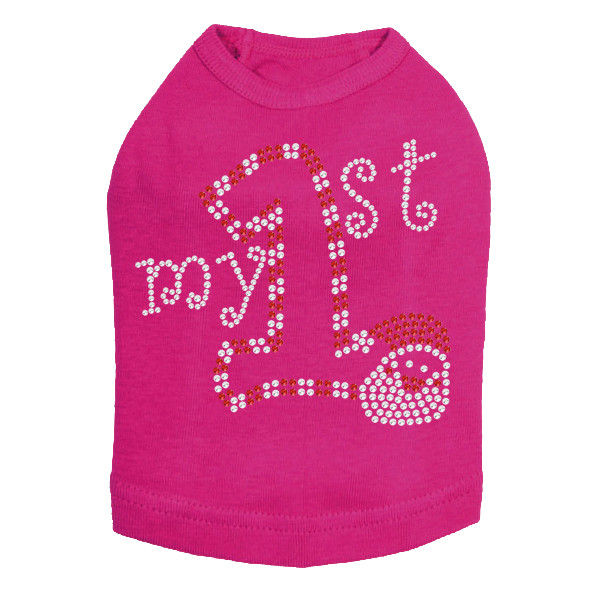 My First Christmas - Fuchsia Dog Tank
