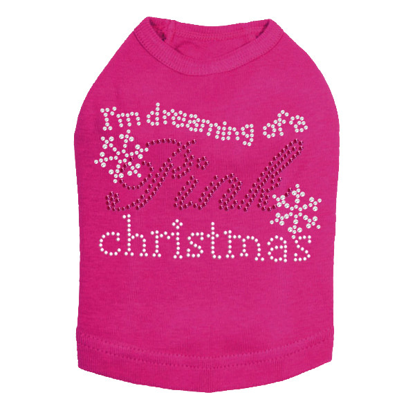I'm Dreaming of a Pink Christmas - Fuchsia Dog Tank