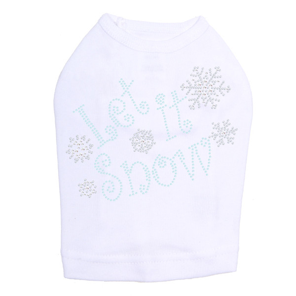 Let it Snow - White Dog Tank