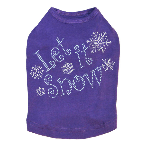 Let it Snow - Purple Dog Tank