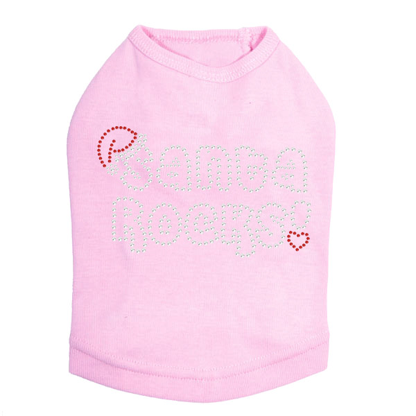 Santa Rocks - Pink Dog Tank