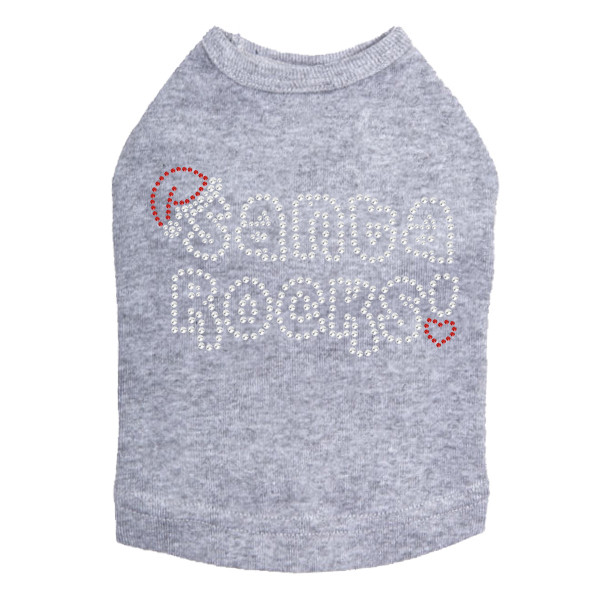 Santa Rocks - Gray Dog Tank