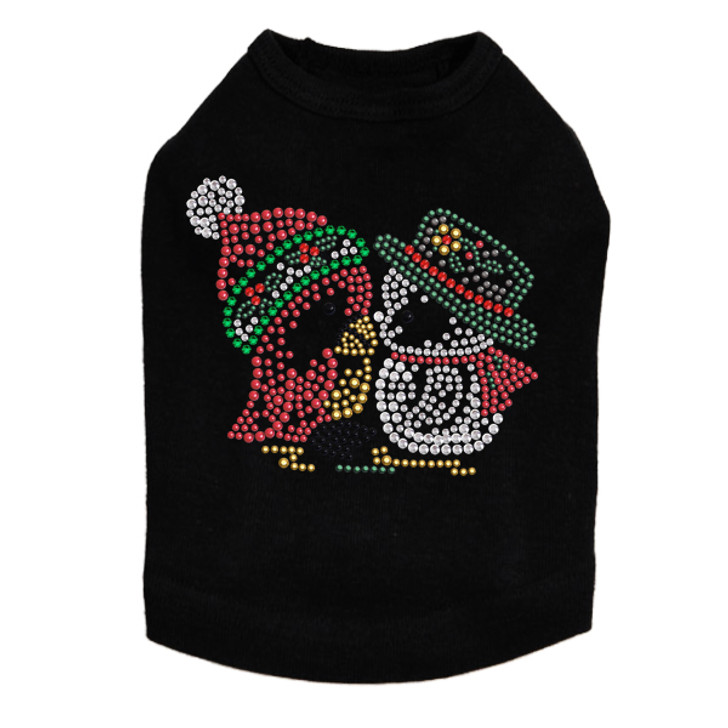 Christmas Birds - Black Dog Tank