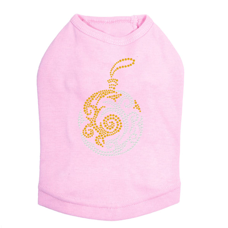 Gold & Silver Christmas Ornament - Pink Dog Tank