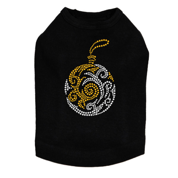 Gold & Silver Christmas Ornament - Black Dog Tank