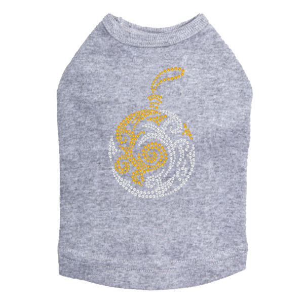 Gold & Silver Christmas Ornament - Gray Dog Tank