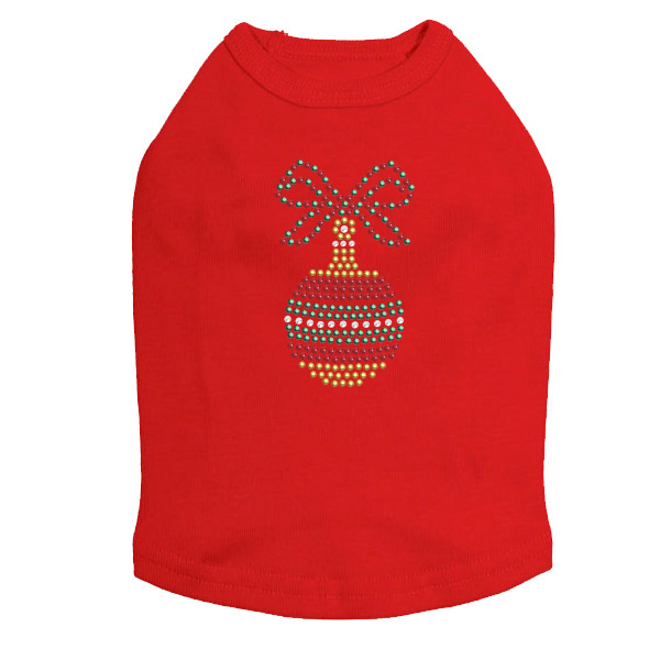 Red, Green, & Gold Christmas Ornament - Red Dog Tank