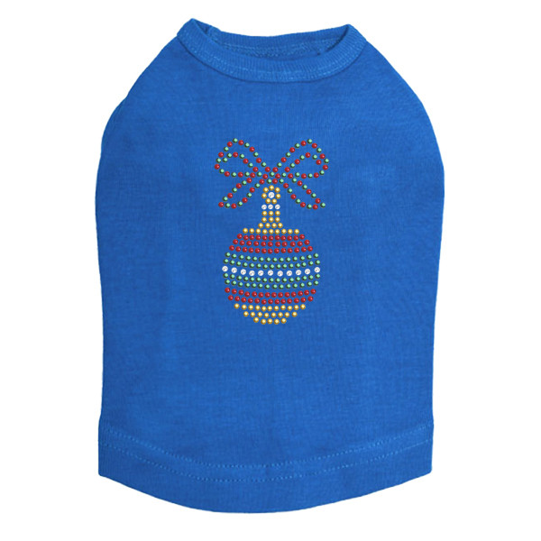 Red, Green, & Gold Christmas Ornament - Royal Dog Tank