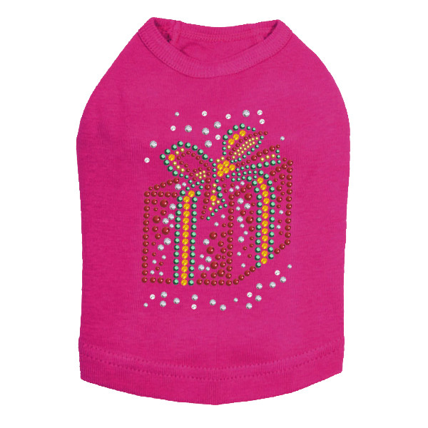 Red Christmas Gift - Fuchsia Dog Tank
