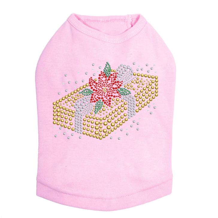 Gold Christmas Gift - Pink Dog Tank