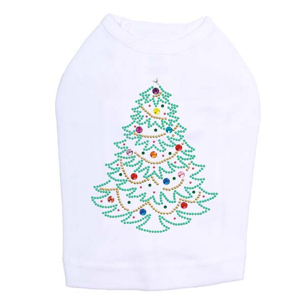 Christmas Tree #1 - White Dog Tank