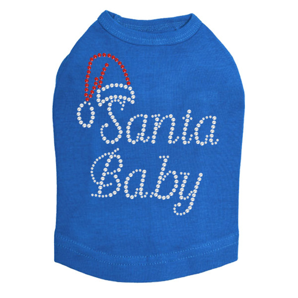 Santa Baby - Royal Blue Dog Tank