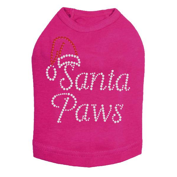 Santa Paws - Fuchsia Dog Tank