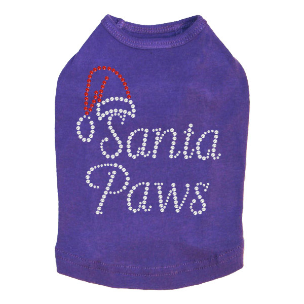 Santa Paws - Purple Dog Tank