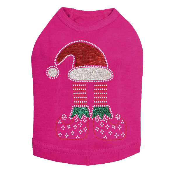 Christmas Elf - Fuchsia Dog Tank