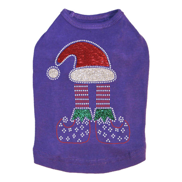 Christmas Elf - Purple Dog Tank
