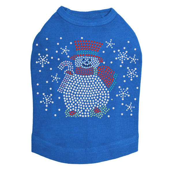 Snowman with Snowflakes & Candy Canes - Royal Dog Tank