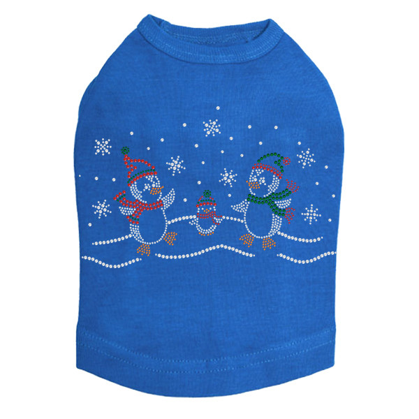 Penguin Family with Snowflakes - Royal Dog Tank