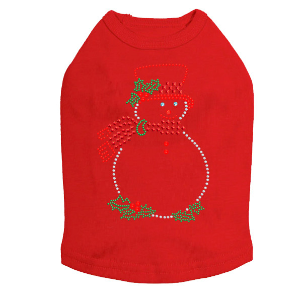 Snowman Outline - Red Dog Tank