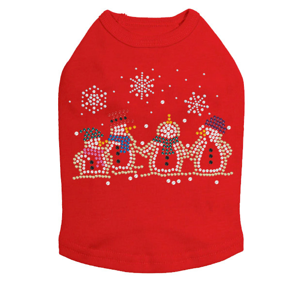 Snowman Family - Red Dog Tank