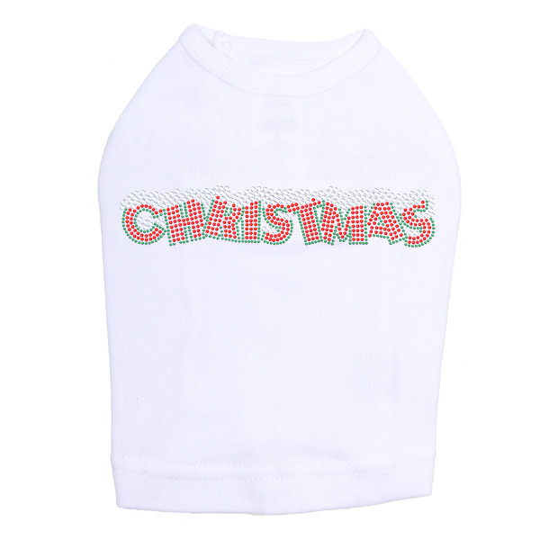 Christmas - White Dog Tank